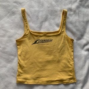 Ribbed Cropped Tank Top